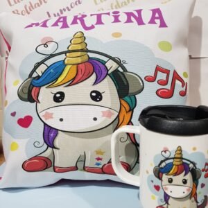 almohadon mas jarro termico personalizado