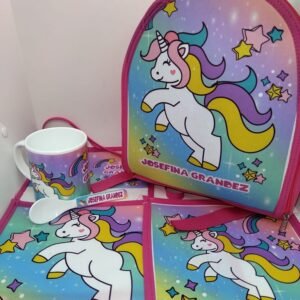 SET DE JARDÍN MAS MOCHILA DE CORDURA UNICORNIO