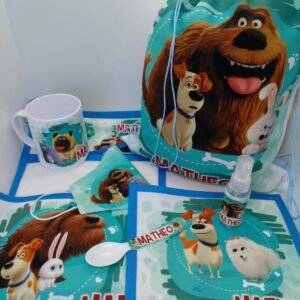 Set de jardin mas mochila de tela