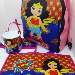 Set de jardin mas mochila con cierre