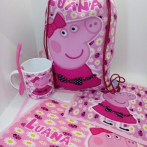 Set de jardin mas mochila de tela