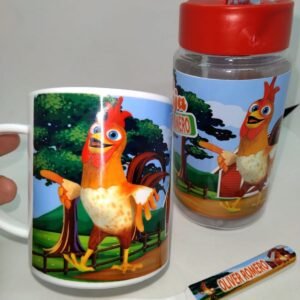 COMBO X 3 TAZA MAS BOTELLA MAS CUCHARA