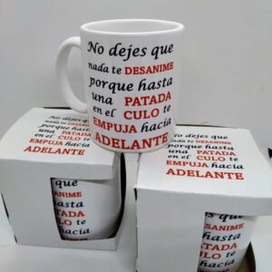 Tazas con la frase que me pidas