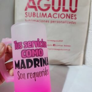 Chop de vidrio esmerilado