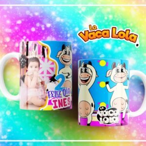 Tazas de polimero tematica la baca Lola