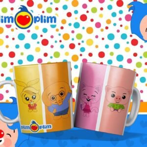 Tazas de polimero tematica Plim Plim